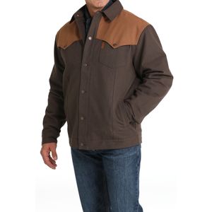 Cinch Men's Canvas Trucker Jacket - Brown