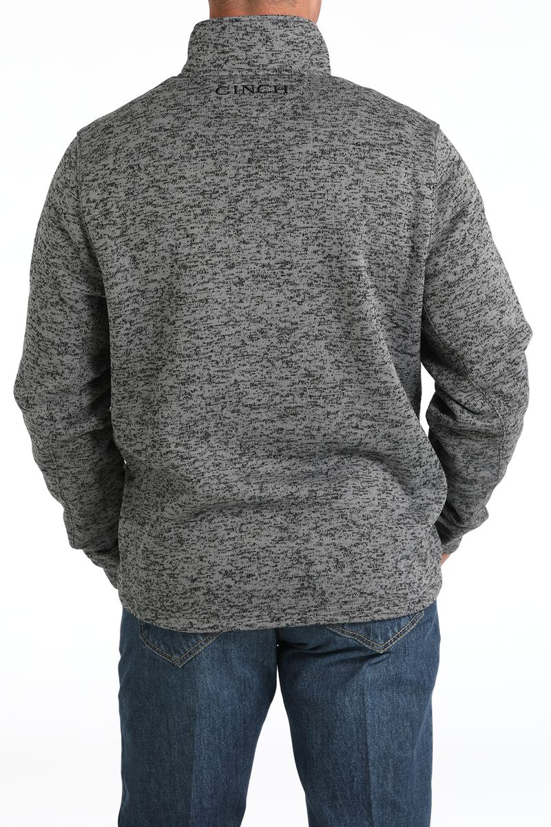 Cinch-Men-s-1-4-Zip-Sweater---Grey