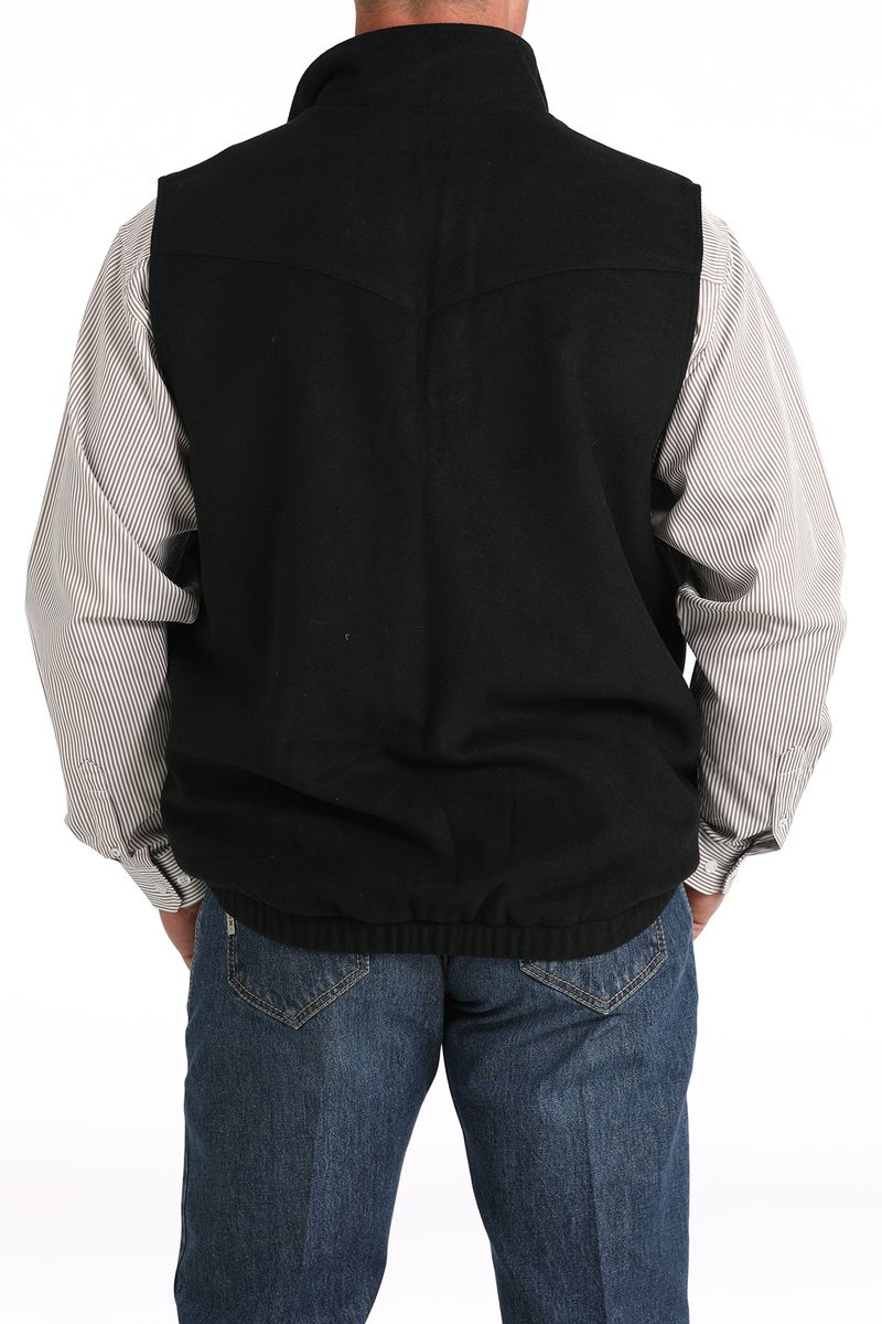 Cinch-Men-s-Wooly-Vest---Black