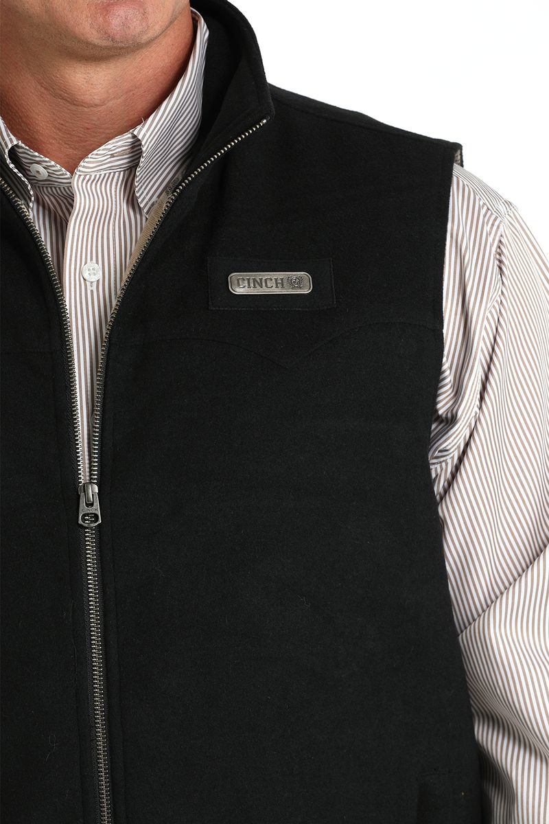 Cinch-Men-s-Wooly-Vest---Black