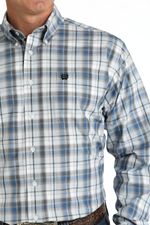 Cinch-Men-s-Plain-Weave-Long-Sleeve-Plaid---Multi-colour