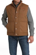 Cinch-Men-s-Vest---Brown