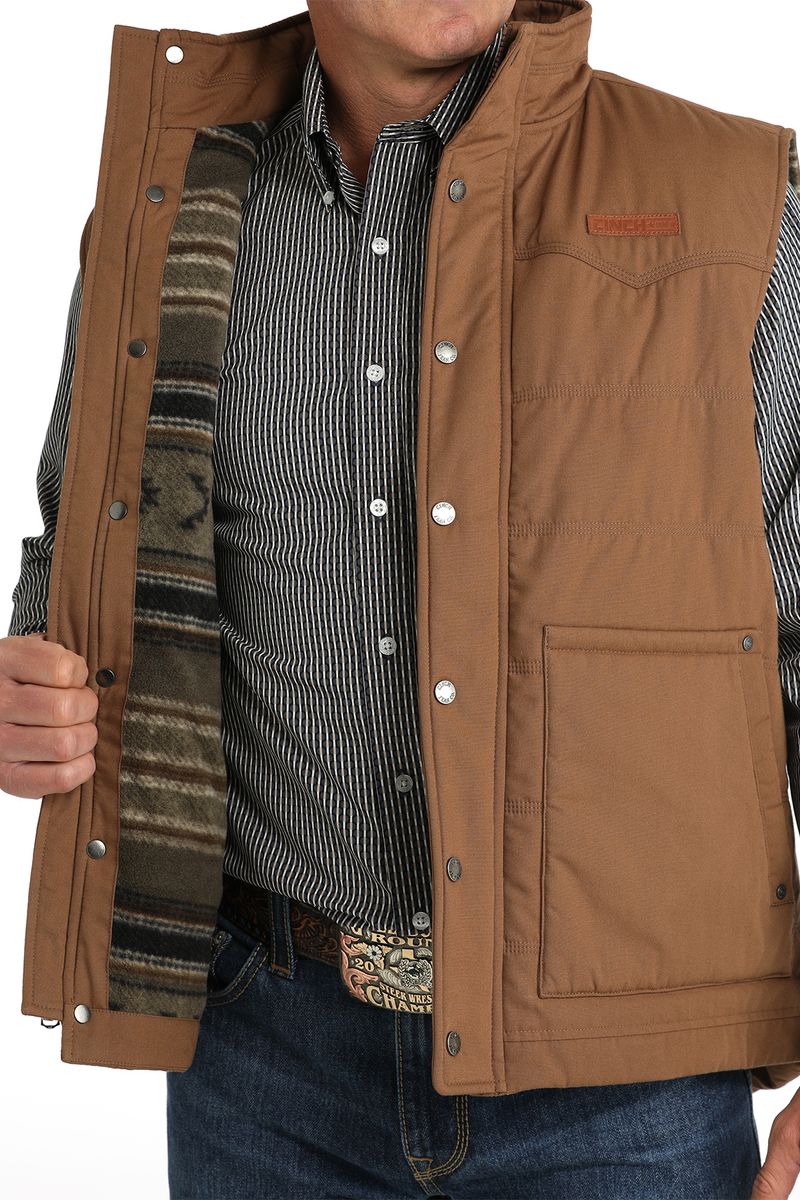 Cinch-Men-s-Vest---Brown