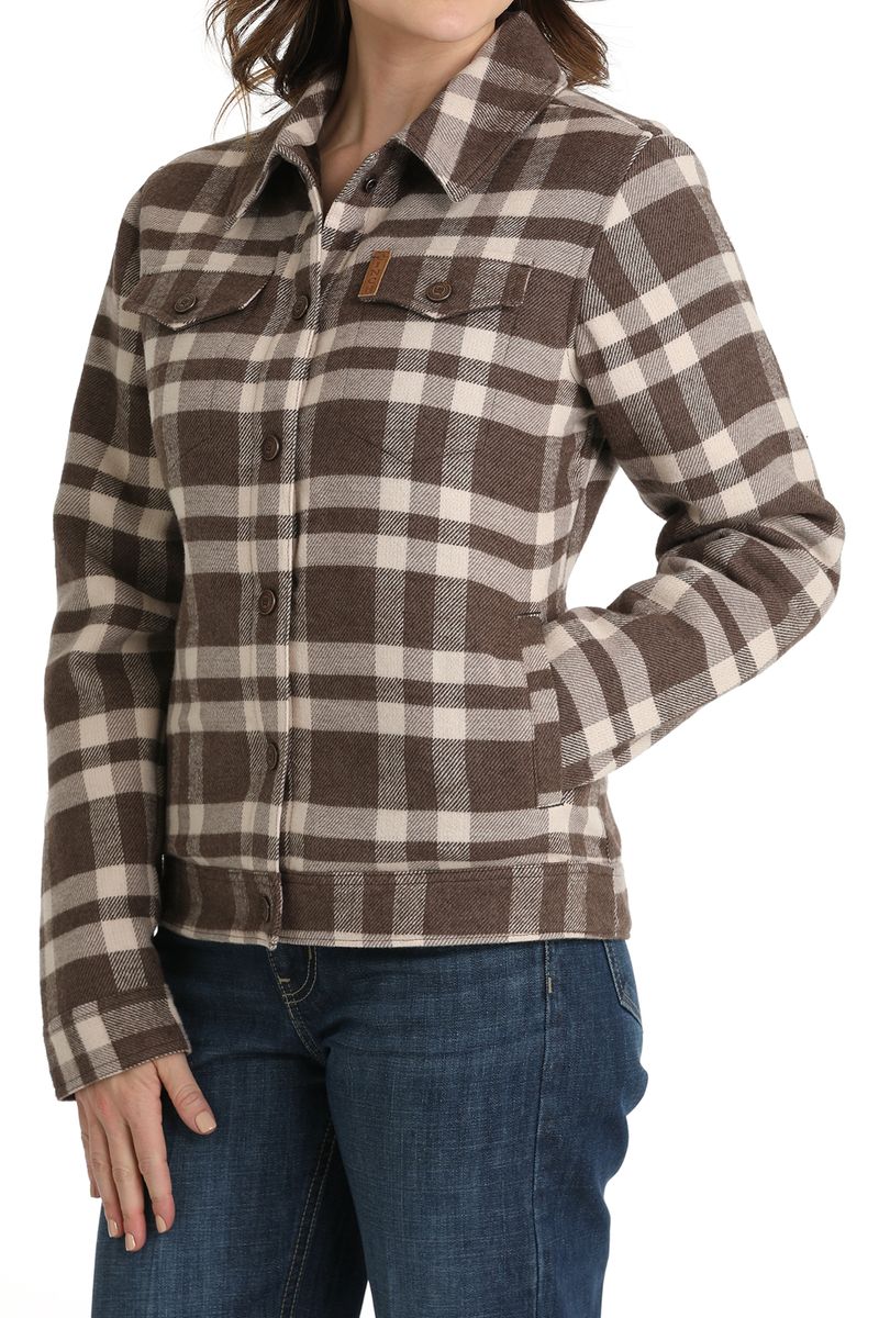 Cinch-Women-s-Wooly-Trucker-Jacket---Brown