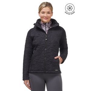 Kerrits Women's Round Up Plaid Quilted Jacket - Black