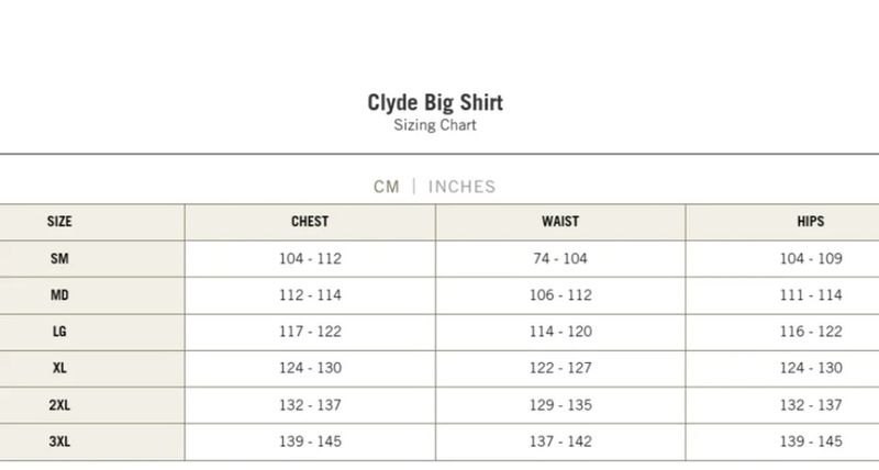 outback-mens-clyde-big-shirt-size-chart