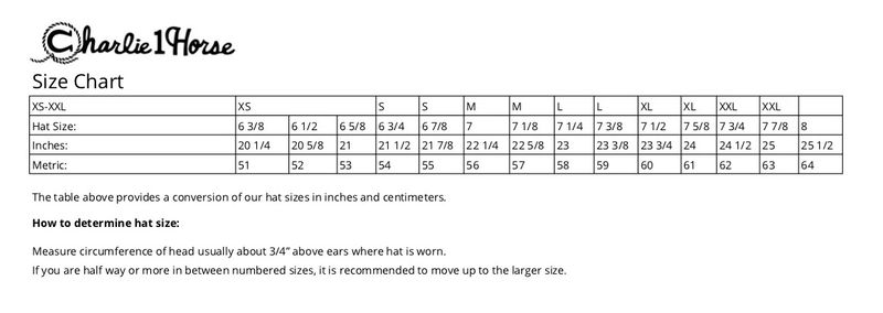 charlie-1-horse-hat-size-chart