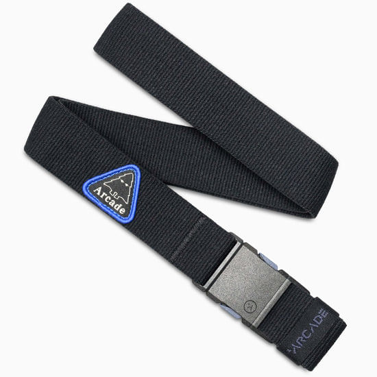 Arcade-Unisex-Treeple-Slim-Belt---Black