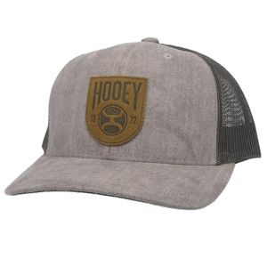 Hooey Unisex Bronx Trucker Hat - Grey / Charcoal