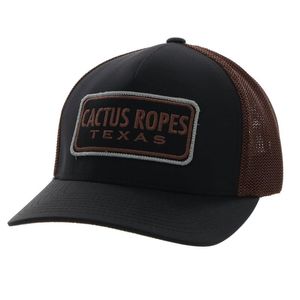 Hooey Unisex Cactus Ropes Hat - Black / Brown