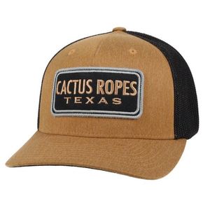 Hooey Unisex Cactus Ropes Hat - Tan / Black