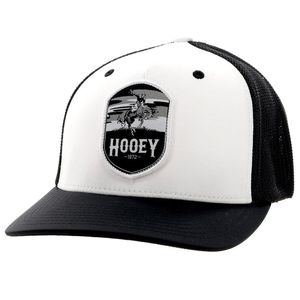 Hooey Unisex Cheyenne Trucker Hat - Black /  White