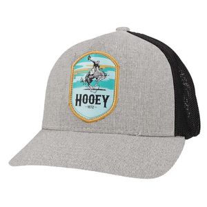 Hooey Unisex Cheyenne Trucker Hat - Grey / Black