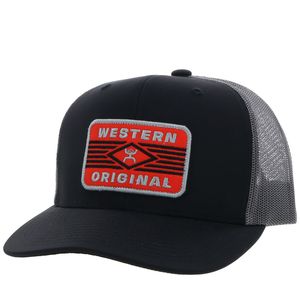 Hooey Unisex Circuit Trucker Hat - Black / Orange