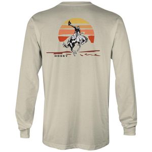 Hooey Unisex Sunset Bronc Long Sleeve Shirt - Cream