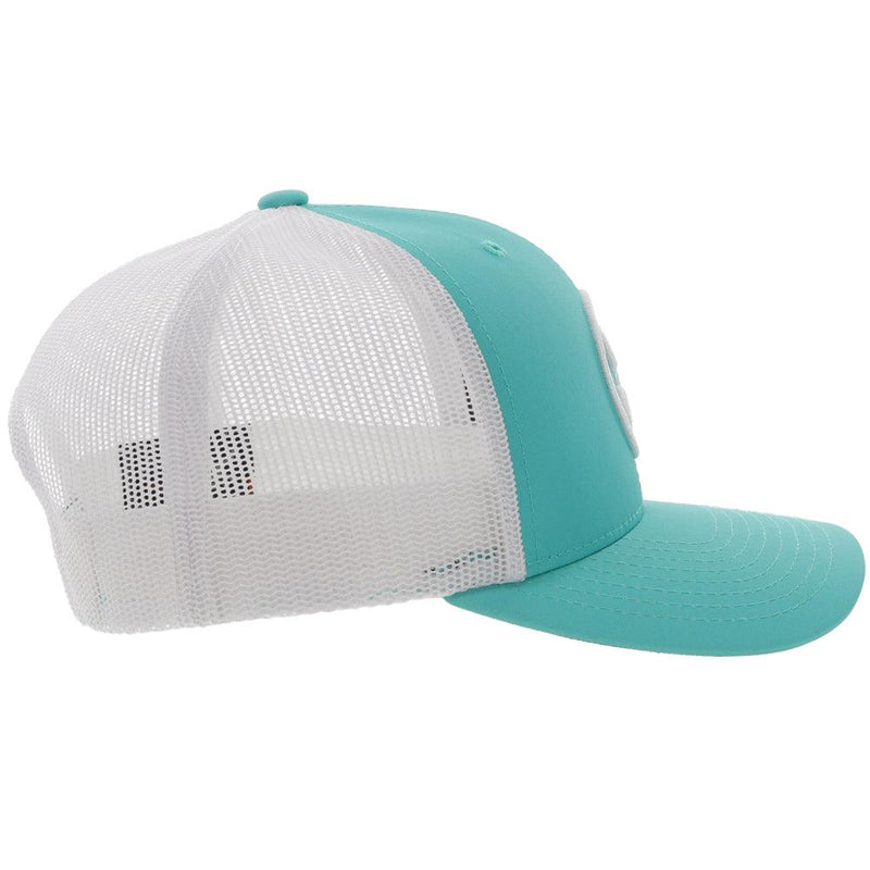 Hooey-Unisex-O-Classic-Cap---Teal---White