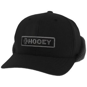 Hooey Unisex Out Cold Ear Flap Hat - Black