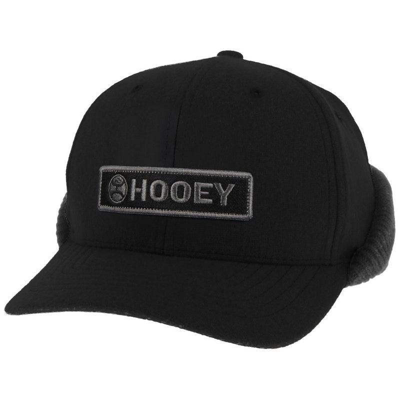 Hooey-Unisex-Out-Cold-Ear-Flap-Hat---Black