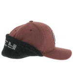 Hooey-Unisex-Out-Cold-Ear-Flap-Hat---Maroon---Black