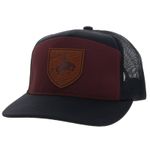 Hooey-Unisex-Riggin-Rough-Hat---Maroon---Black