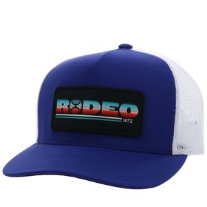 Hooey Unisex Rodeo Trucker - Blue / White / Serape