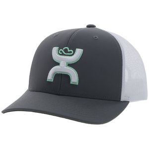 Hooey Unisex Sterling Trucker Cap - Grey / White