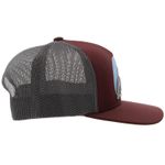 Hooey-Unisex-Suds-Trucker-Hat---Maroon---Grey
