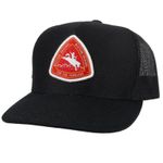 Hooey-Unisex-Summit-Roughly-Trucker-Hat---Black