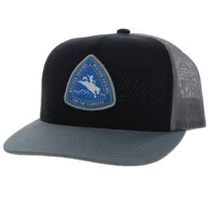 Hooey Unisex Summit Roughly Trucker Hat - Black / Grey / Blue