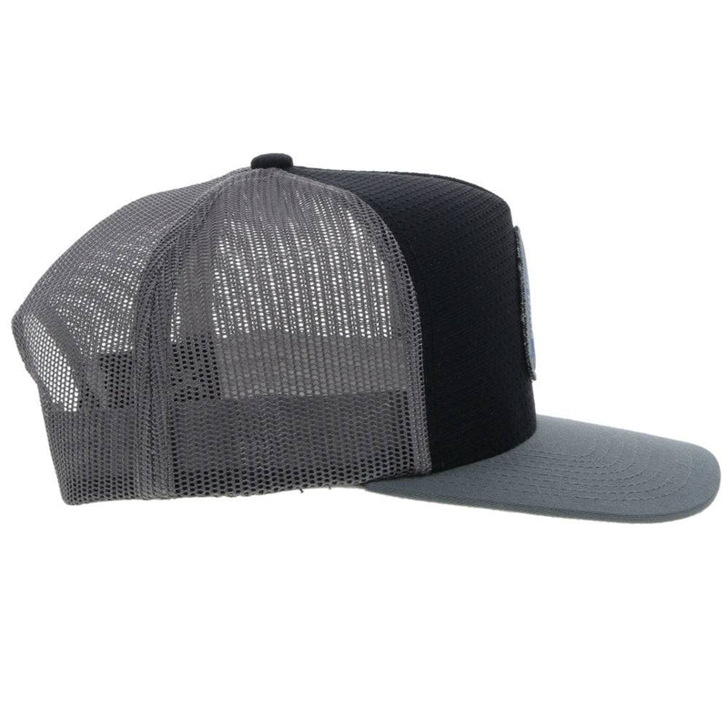 Hooey-Unisex-Summit-Roughly-Trucker-Hat---Black---Grey---Blue