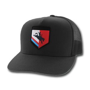Hooey Unisex Tibbs Roughy Trucker Hat - Black / Grey