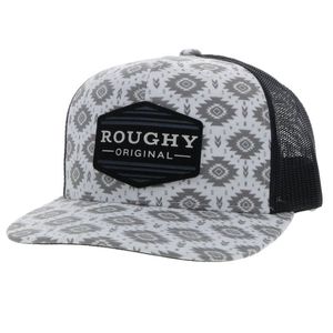 Hooey Unisex Tibbs Roughy Trucker Hat - Black / White / Print
