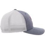 Hooey-Unisex-Coach-5-Pannel-Cap---Denim---White