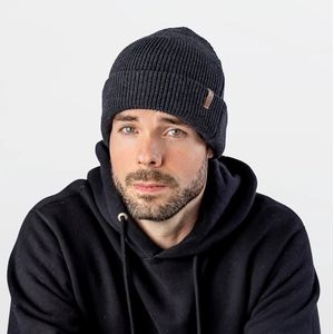 Stanfield's Merino Wool Rib Toque - Black