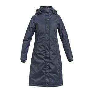 Aubrion Women's Halycon Long Waterproof Coat - Charcoal