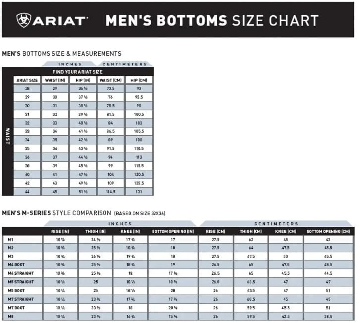 ariat-mens-jeans-size-chart