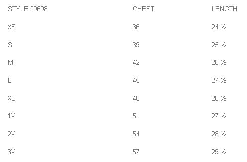 outback-roseberry-vest-size-chart