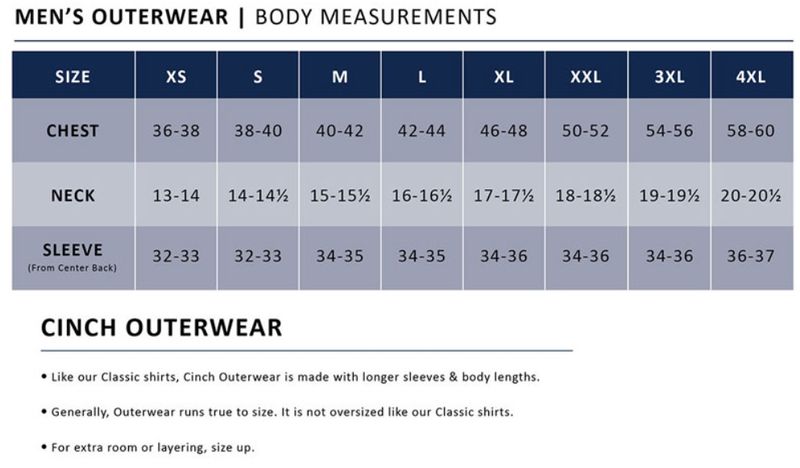 cinch-mens-outerwear-size-chart