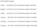 outback-melbourne-vest-size-chart