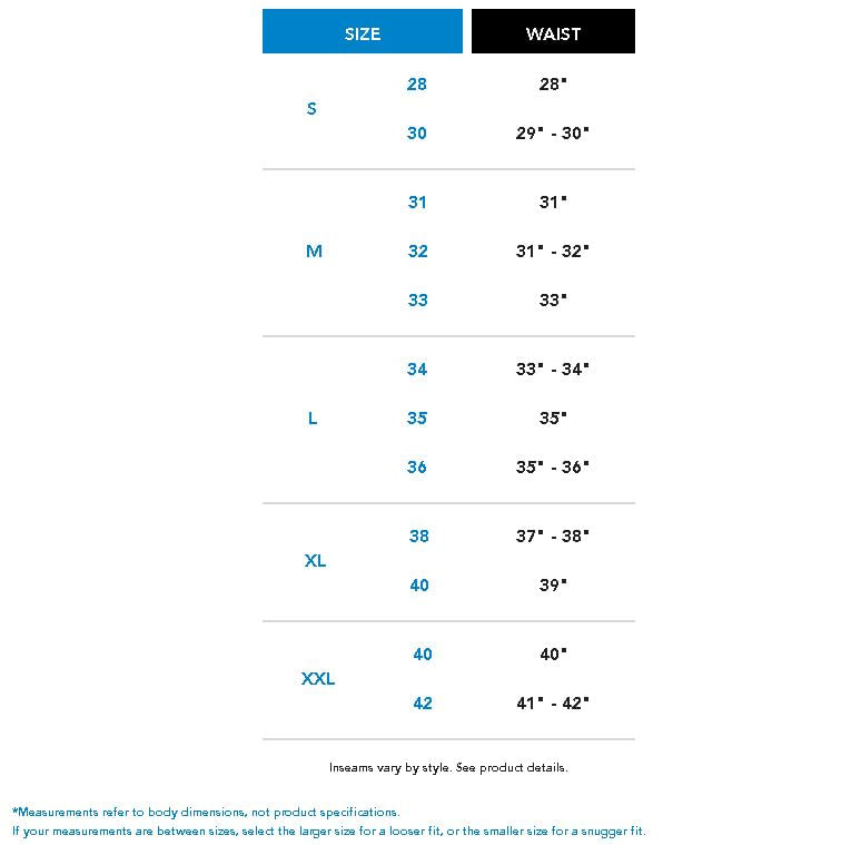 Kuhl-men-s-bottom-size-chart