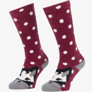 LeMieux Fluffy Character Socks - Razzle