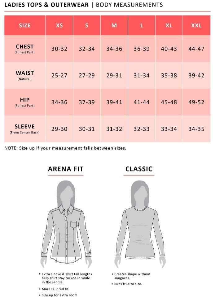 cinch-womens-tops-and-outerwear-size-chart