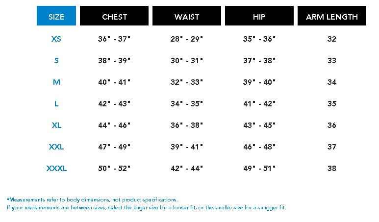 Kuhl-men-s-top-size-chart