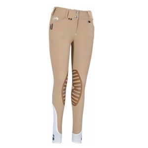 Equine Couture Women's Brinley Knee Patch Breeches - Safari