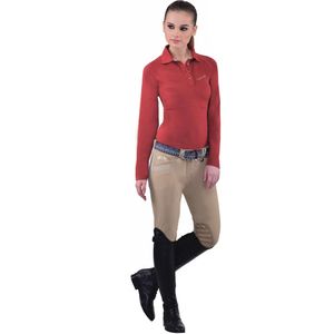 Equine Couture Women's Sarah Knee Patch Breeches - Safari