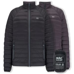 Mac In Sac Men's Polar Packable  Down Jacket - Black/Charcoal