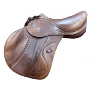 Used DT Saddlery Close Contact  Saddle 17"/M  - Brown