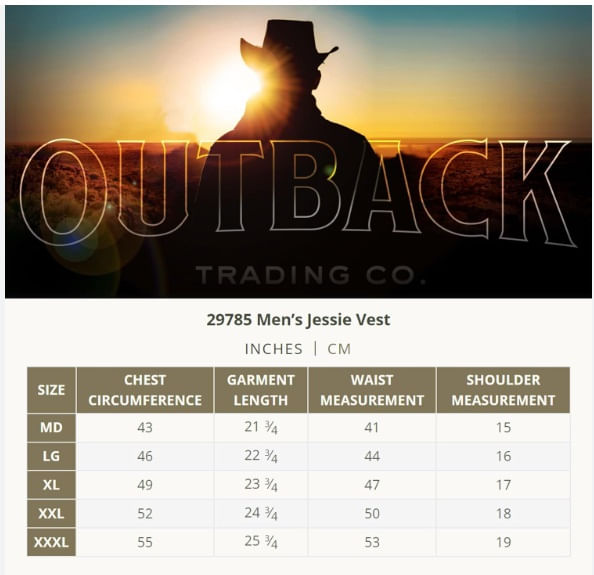 outback-jesse-vest-size-chart