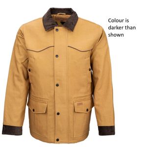 Outback Trading Men's Cattleman Jacket - Canvas Tan