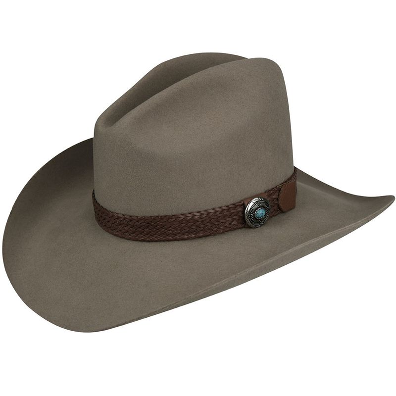 Bailey Men s Jutland Wool Felt Gus Western Hat Taupe Grey 7 1 4